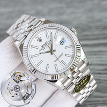 Carregar imagem no visualizador da galeria, Rolex Datejust 41mm Aço Inoxidável Jubilee "Super C"
