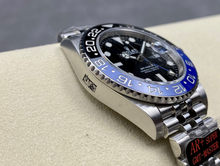 Carregar imagem no visualizador da galeria, Rolex GMT-Master II 40MM "Batgirl" Jubilee de Aço Inoxidável "Super C"
