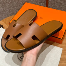 Carregar imagem no visualizador da galeria, Sandália &quot;Izmir&quot; hermes black Marrom
