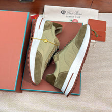 Carregar imagem no visualizador da galeria, Sneaker Loro Piana Light Olive Green
