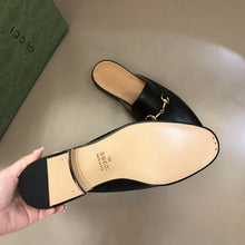 Carregar imagem no visualizador da galeria, Gucci Princetown Slipper Black Leather
