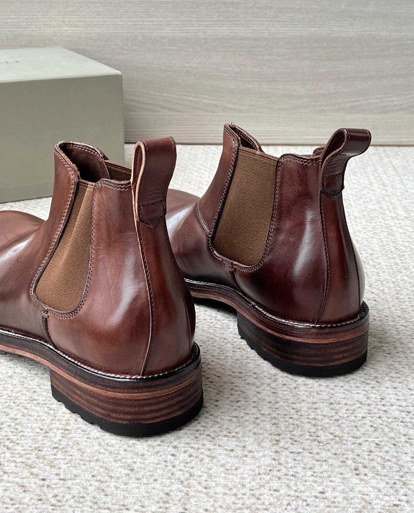 Bota Brunello Cucinelli Whisky Chelsea