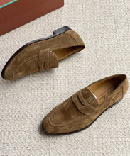 Carregar imagem no visualizador da galeria, Sergio Loafer Loro Piana Camel
