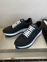 Carregar imagem no visualizador da galeria, Prada PRAX 01 Sneakers Re-Nylon Brushed Leather Black White
