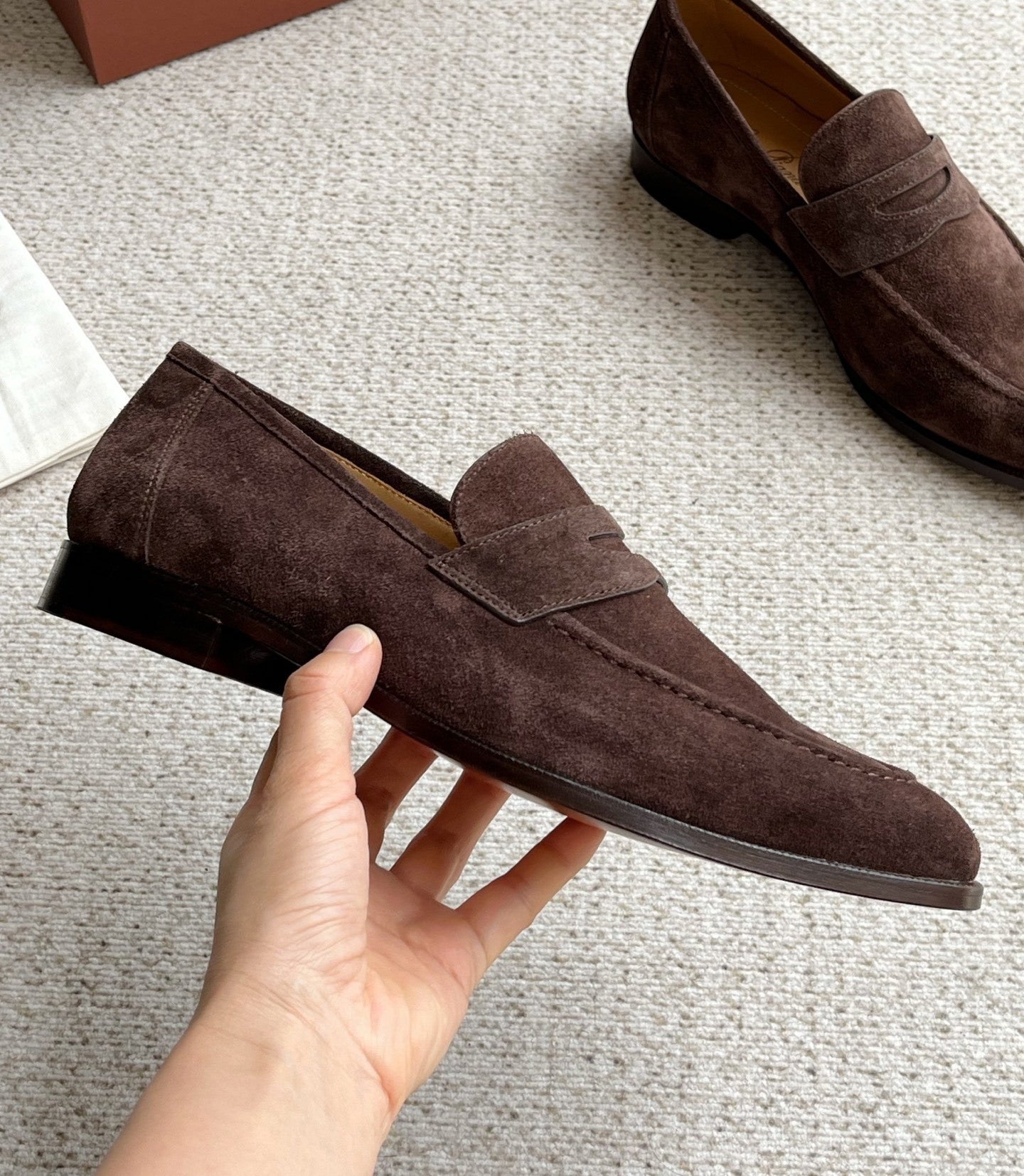 Sergio Loafer Loro Piana Brown