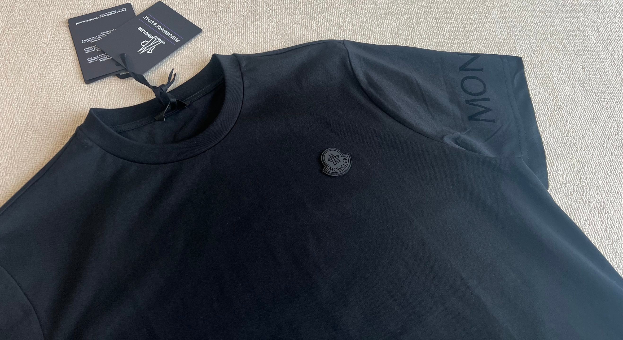 T-Shorts Moncler Single Black