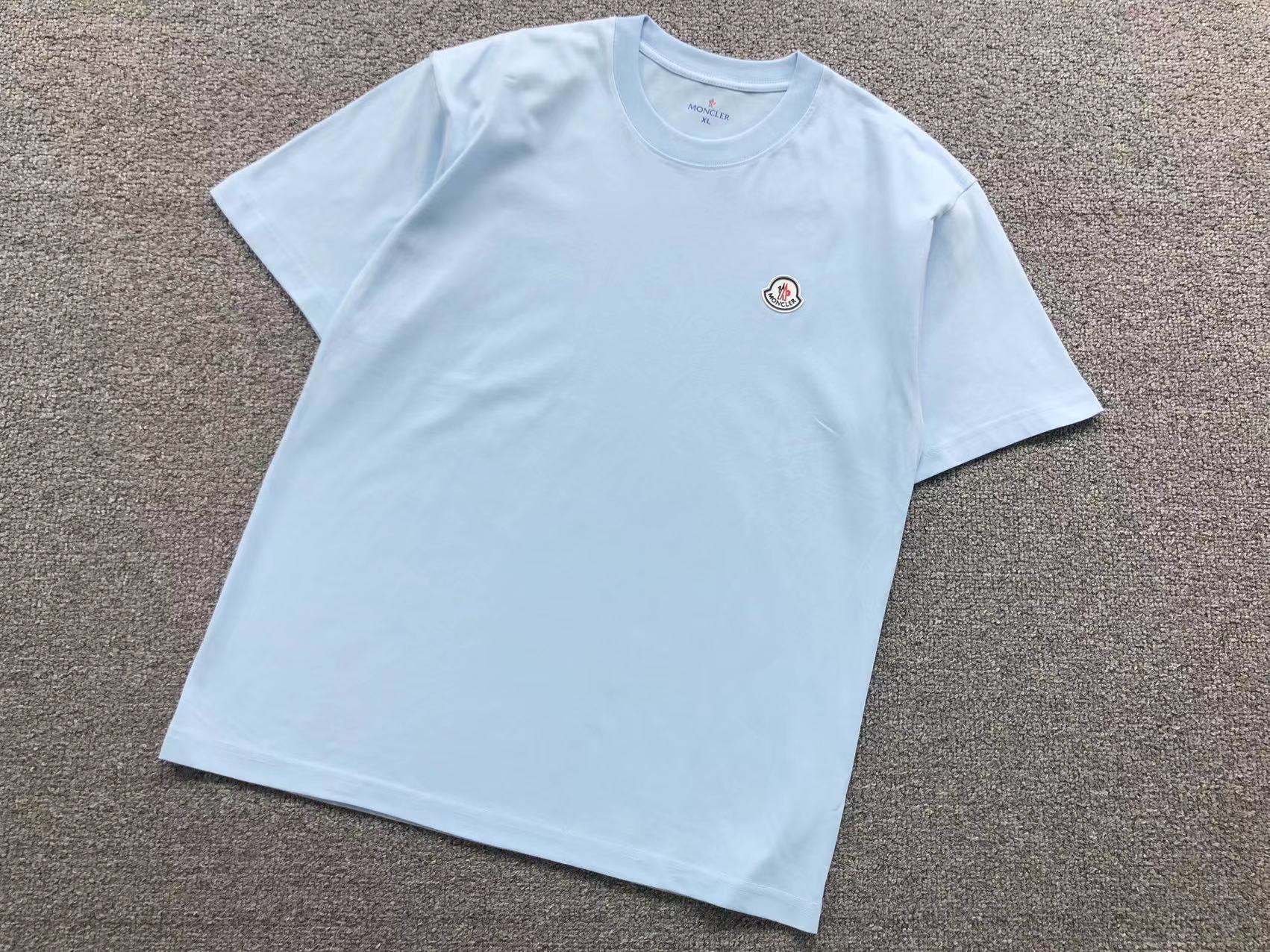 T-Shorts Moncler Blue Pool