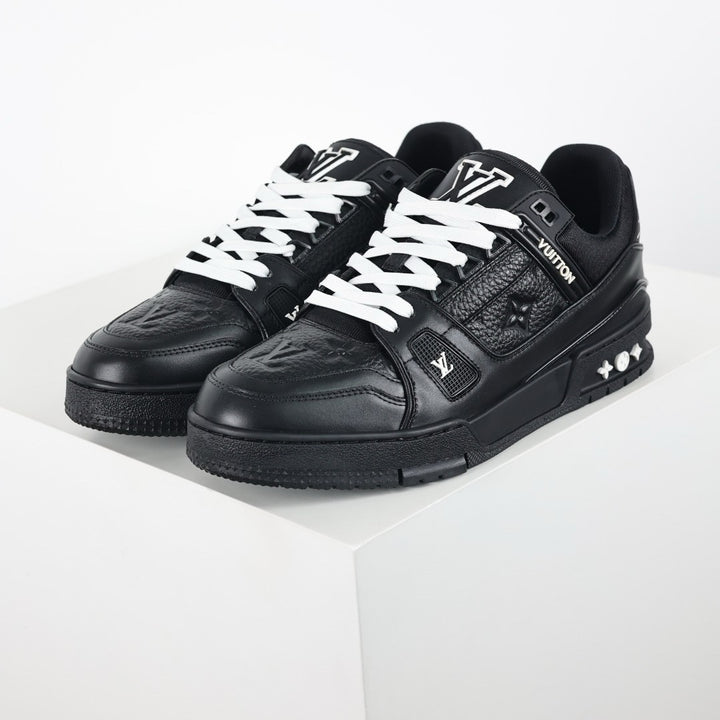 Zapatillas Louis Vuitton Trainer Negro Cad White