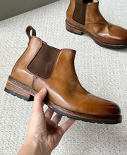 Carregar imagem no visualizador da galeria, Bota Brunello Cucinelli Caramel Chelsea
