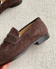 Carregar imagem no visualizador da galeria, Sergio Loafer Loro Piana Brown
