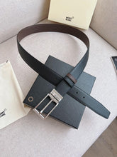 Carregar imagem no visualizador da galeria, Cinto Montblanc Rectangular Silver
