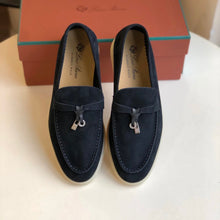 Carregar imagem no visualizador da galeria, Mocassim Loro Piana Summer Cad Midnight Blue
