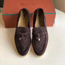 Carregar imagem no visualizador da galeria, Mocassim Loro Piana Summer Cad Dark Brown
