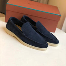 Carregar imagem no visualizador da galeria, Mocassim Summer Walk da Loro Piana Midnight Blue
