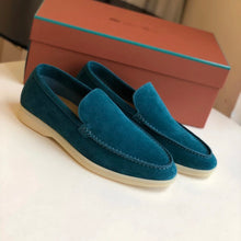 Carregar imagem no visualizador da galeria, Mocassim Summer Walk da Loro Piana Deep Turquoise
