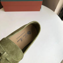 Carregar imagem no visualizador da galeria, Mocassim Loro Piana Summer Cad Pistachio Green
