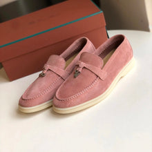 Carregar imagem no visualizador da galeria, Mocassim Loro Piana Summer Cad Light Pink
