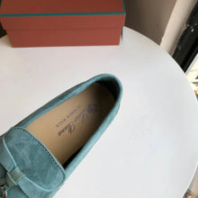 Carregar imagem no visualizador da galeria, Mocassim Loro Piana Summer Cad Light Turquoise
