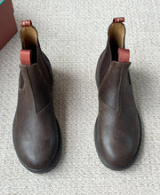 Carregar imagem no visualizador da galeria, Bota Chelsea Loro Piana Brown
