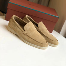 Carregar imagem no visualizador da galeria, Mocassim Summer Walk da Loro Piana Caramel Beige
