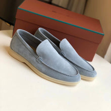 Carregar imagem no visualizador da galeria, Mocassim Summer Walk da Loro Piana Light Greyish Blue
