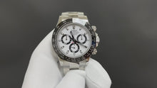 Carregar e reproduzir vídeo no visualizador da galeria, Relógio Rolex Daytona 40 mm "Panda" "Super C"
