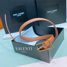 Carregar imagem no visualizador da galeria, Cinto Yves Saint Laurent Marron Claro
